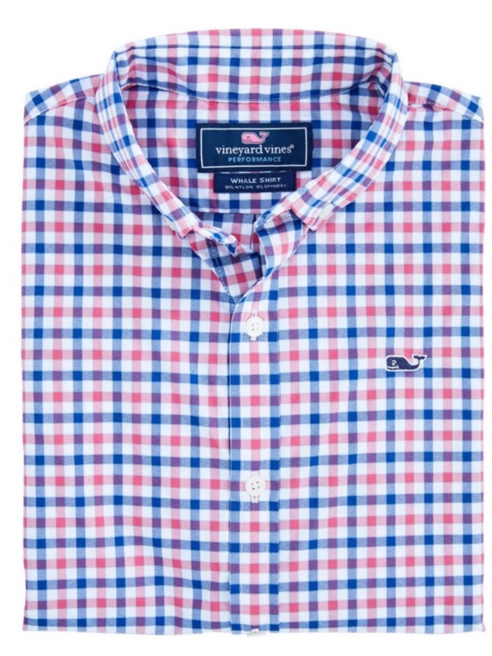 NWT Vineyard Vines Boys Forepeak Featherweight Performance Shirt Mai Tai M 12-14